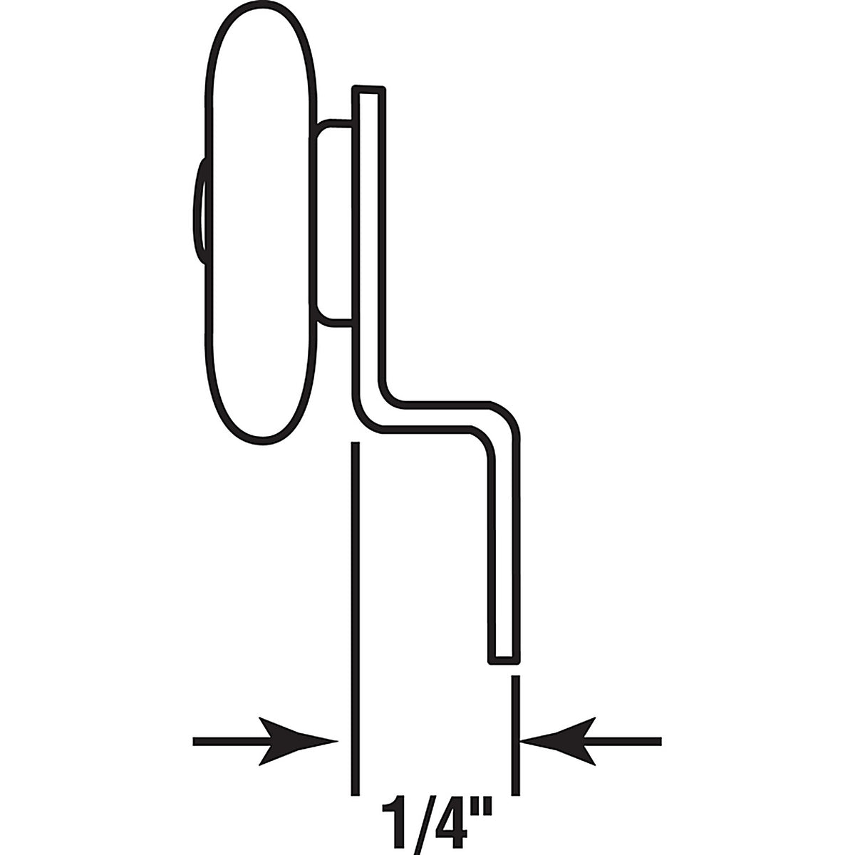 Prime-Line - N 6512 - 1 in. D X 1/4 in. L Mill Nylon/Steel Wardrobe Door Roller Assembly 2 pk