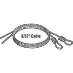 Prime-Line GD52263 75 lb. Torsion Spring Cable 104 in. L