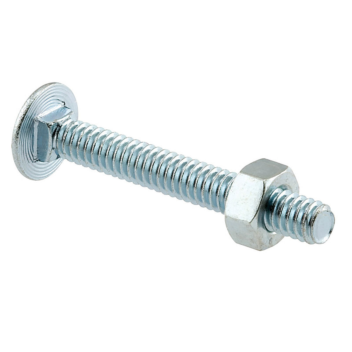 Prime-Line GD52103 1-7/8 in. L x 1/4 in. Dia. Steel Carriage Bolts w/Nuts