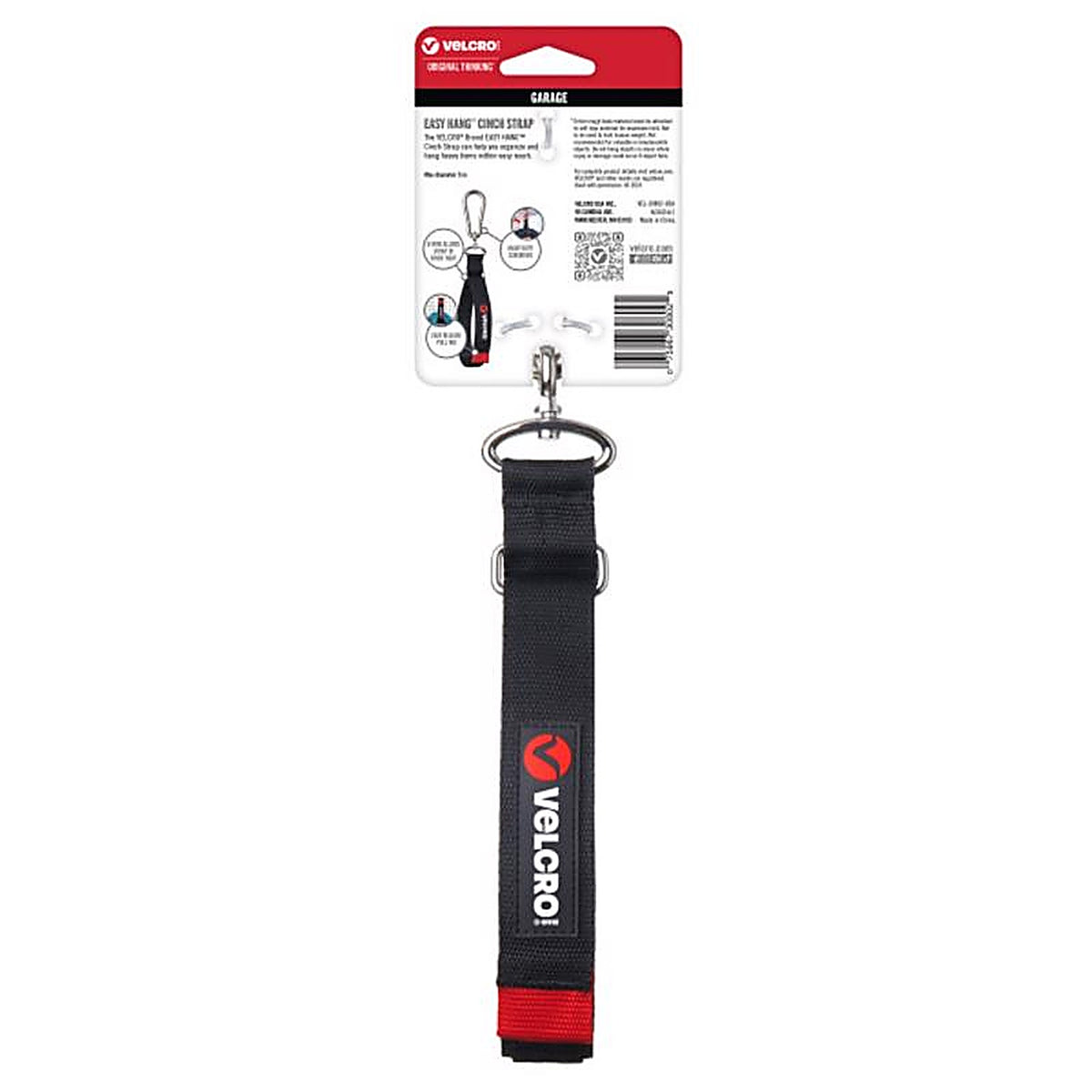 Velcro Brand - VEL-30802-USA - Easy Hang Cinch 24 In. L Nylon/Steel/Hook and Loop Enclosure Medium Storage Strap 250 L