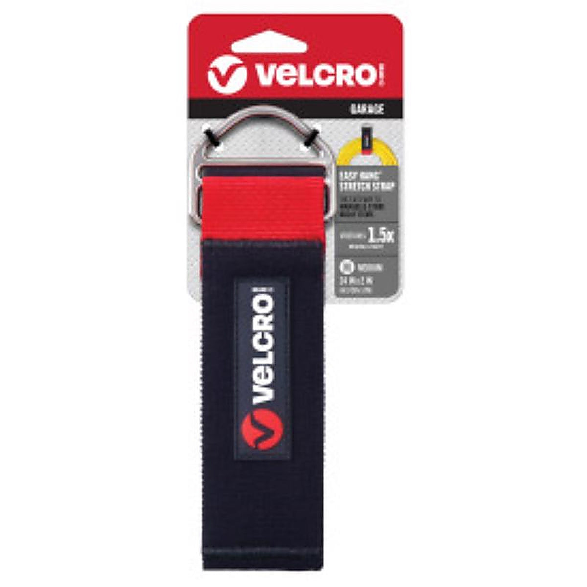 Velcro Brand - VEL-30894-USA - Easy Hang Stretch 24 In. L Nylon/Steel/Hook and Loop Enclosure Medium Storage Strap 1 P