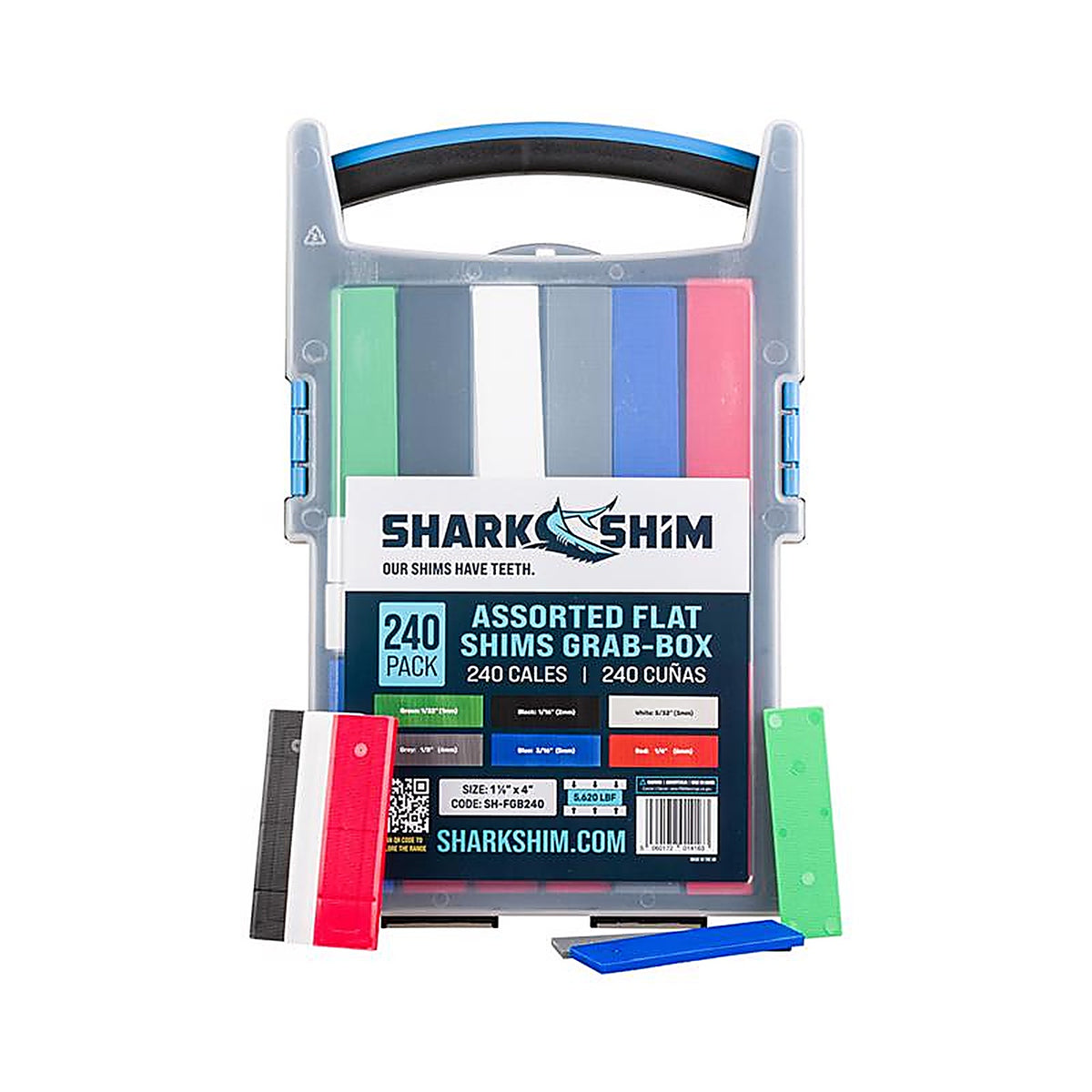 Broadfix - F-GB240 - 1.1 In. W X 3.9 In. L Hard Plastic Shim 240 Pack