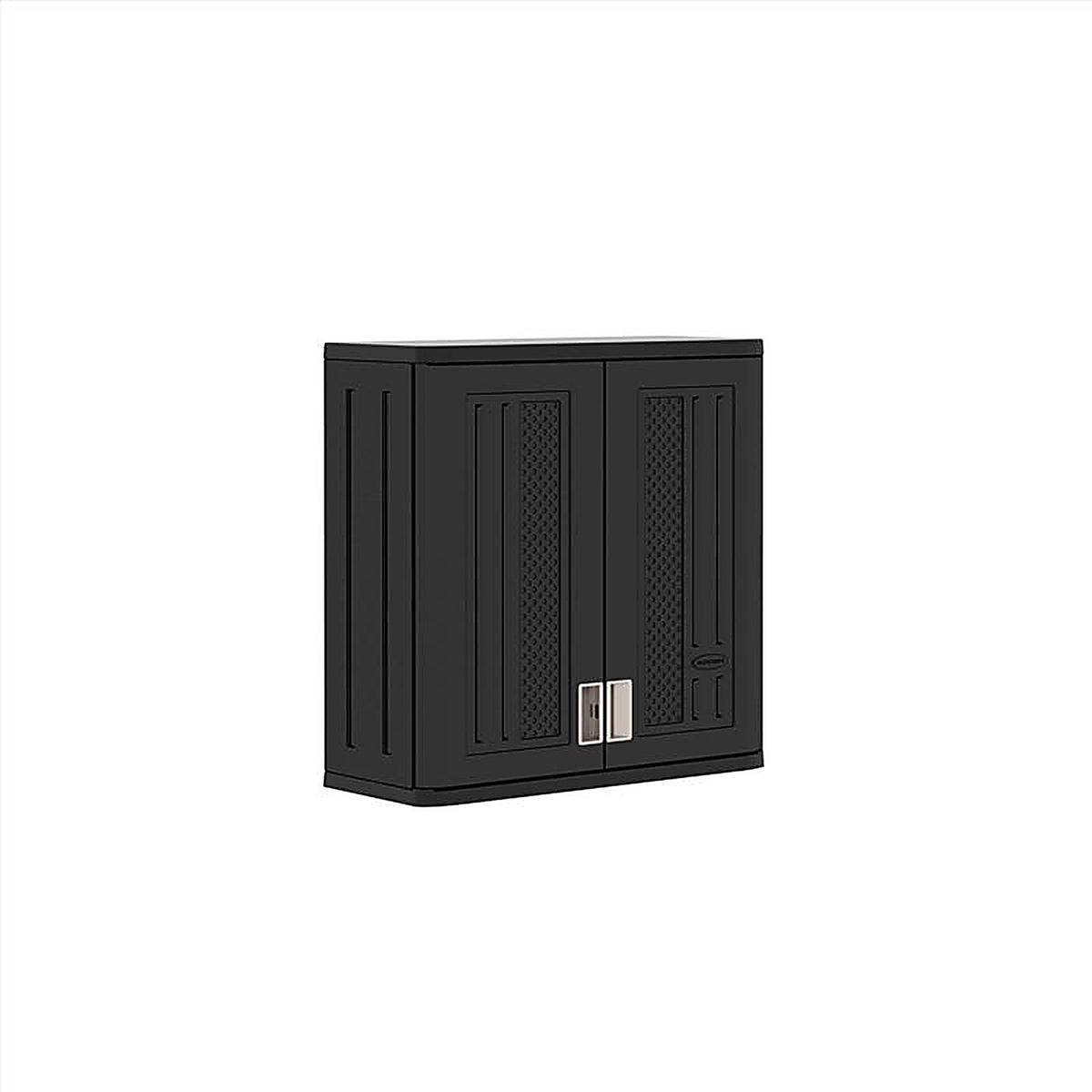 Suncast - BMC3000BK - Cabinet 30.25 In. H X 30 In. W X 12 In. D Black Resin Wall Cabinet
