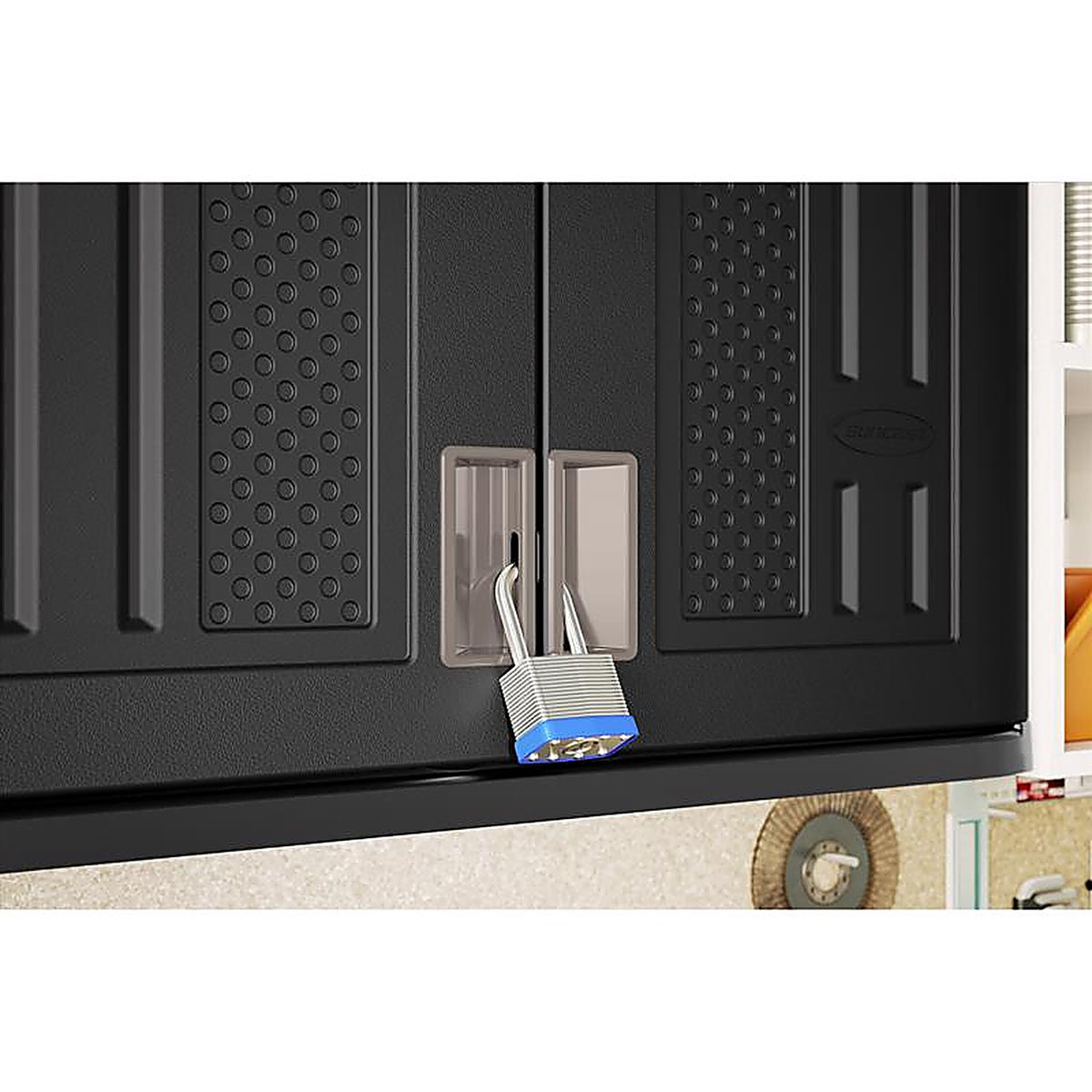 Suncast - BMC3000BK - Cabinet 30.25 In. H X 30 In. W X 12 In. D Black Resin Wall Cabinet