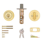 Kwikset - 96600-867 - Bright Brass Metal Deadbolt