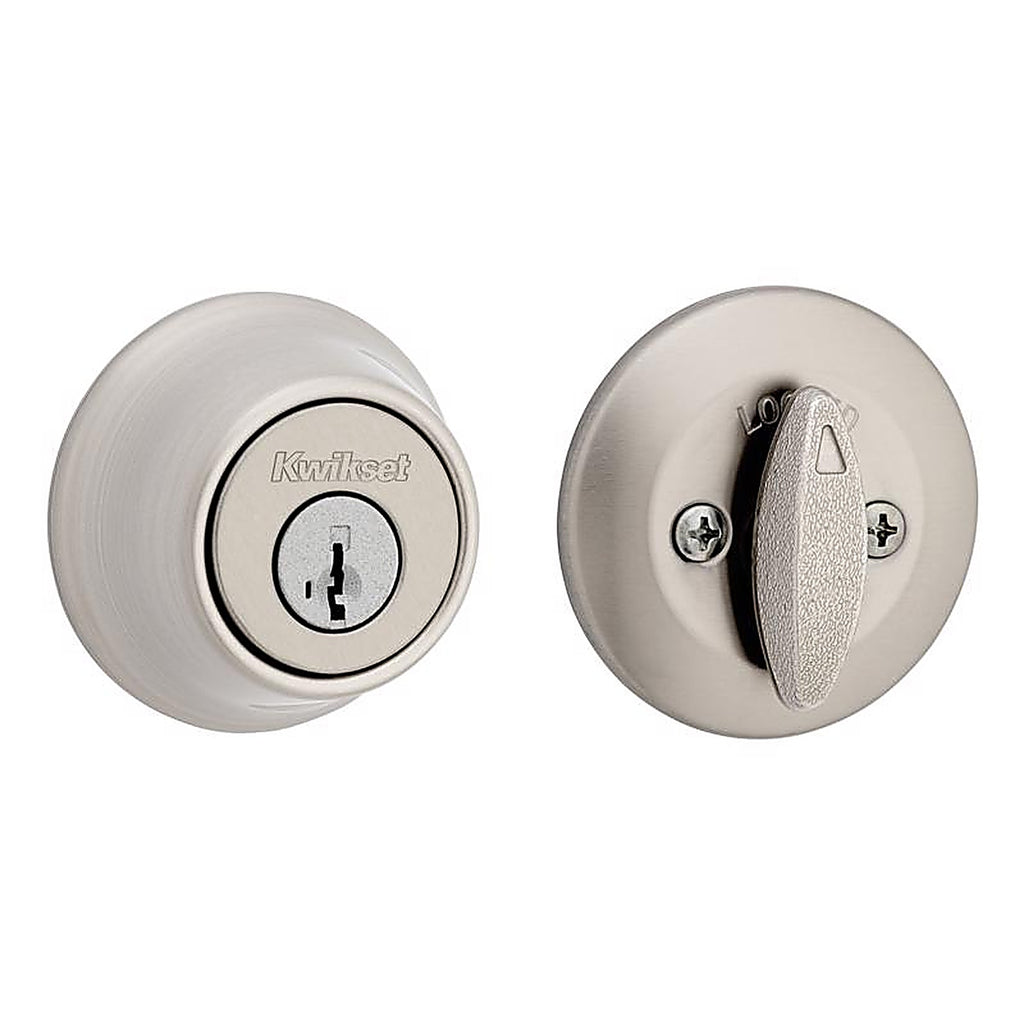Kwikset - 96600-869 - Satin Nickel Metal Deadbolt