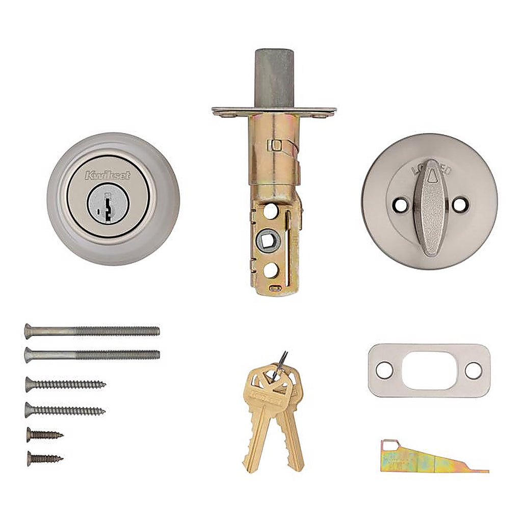 Kwikset - 96600-869 - Satin Nickel Metal Deadbolt