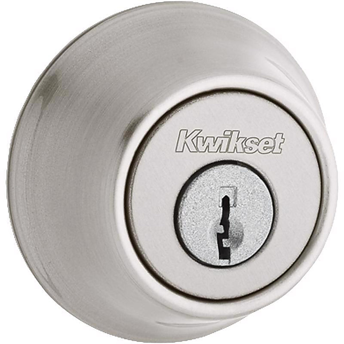 Kwikset - 96600-874 - Satin Nickel Metal Single Cylinder Deadbolt