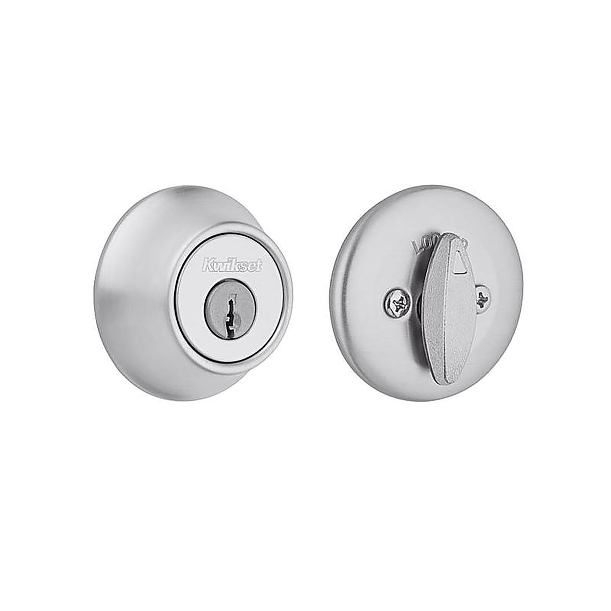 Kwikset - 96600-875 - Satin Chrome Metal Single Cylinder Deadbolt
