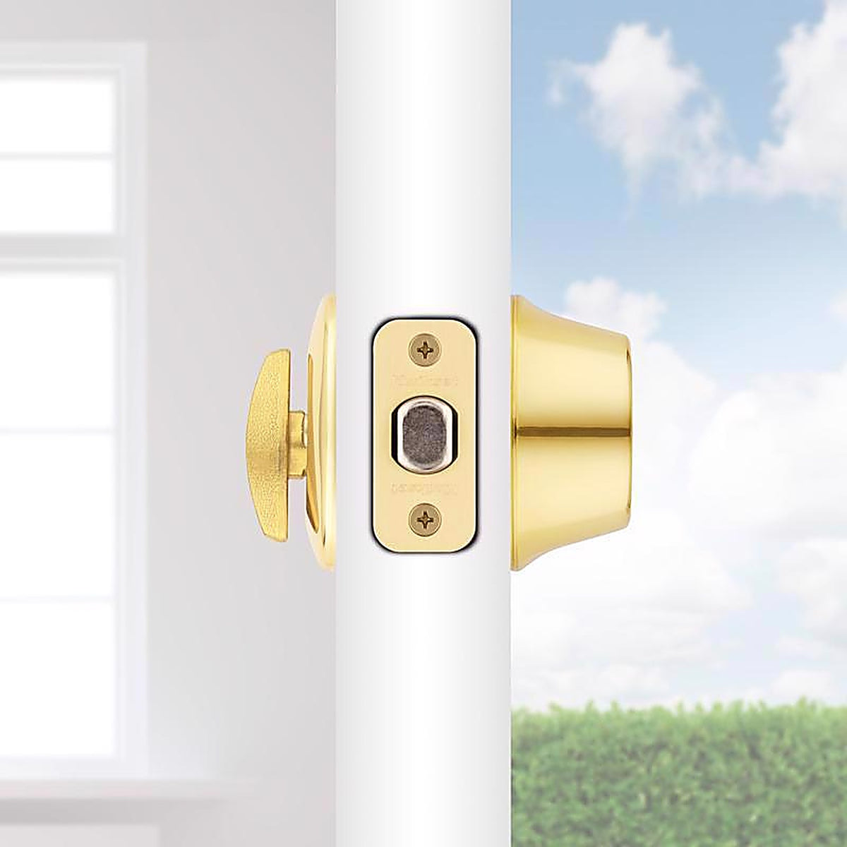 Kwikset - 96600-873 - Polished Brass Metal Deadbolt