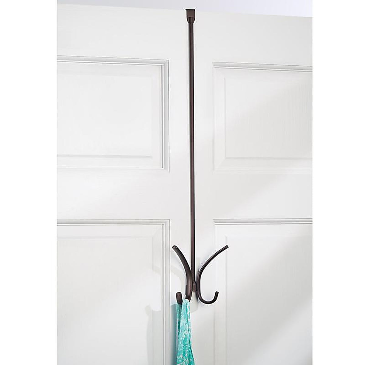 Idesign - 31372 - 2.5 In. H X 7.2 In. W X 25.75 In. L Steel Over the Door Hanger Holder