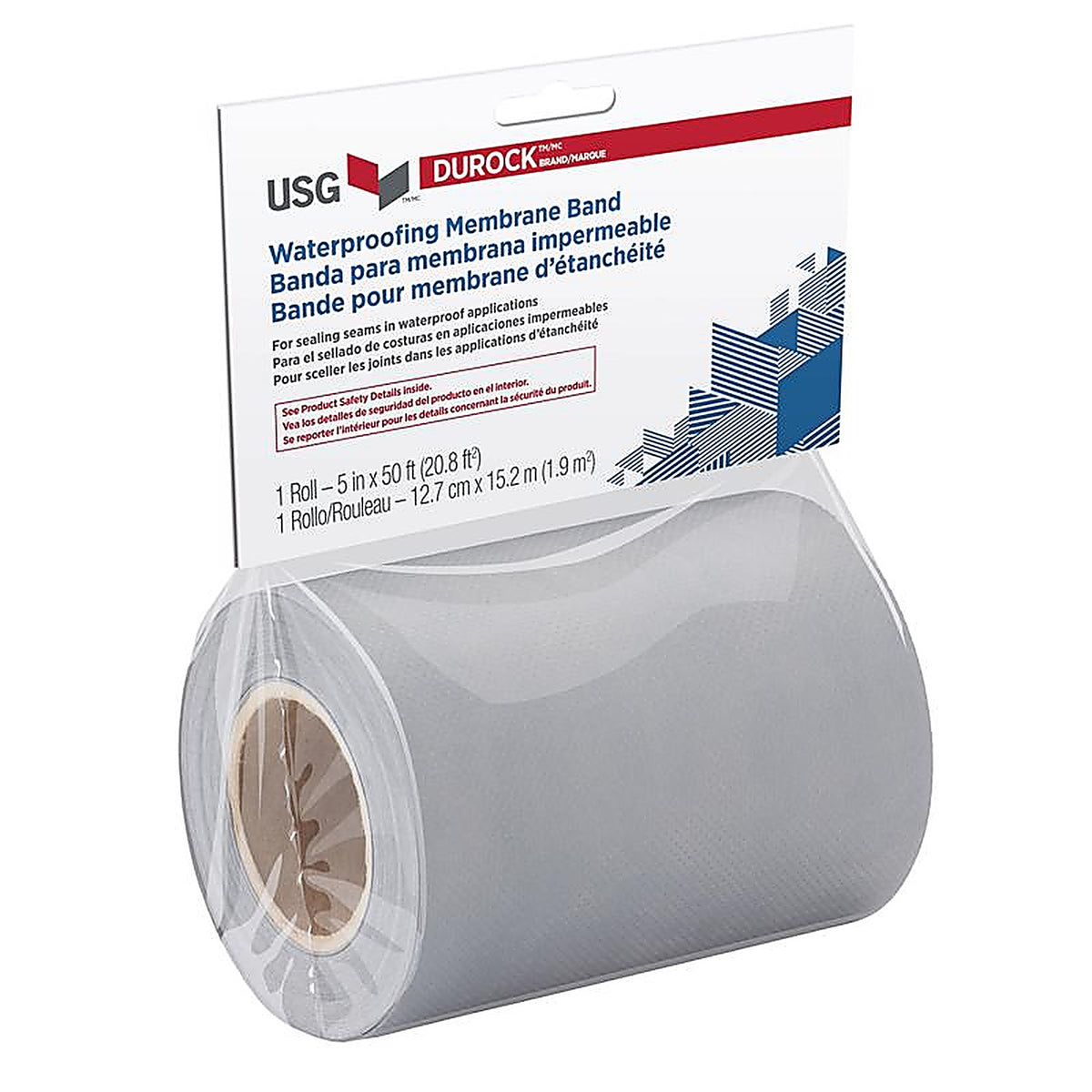 USG Sheetrock - 170149 - Durock 600 In. H X 5 In. W Plastic Underlayment 1 Rolls