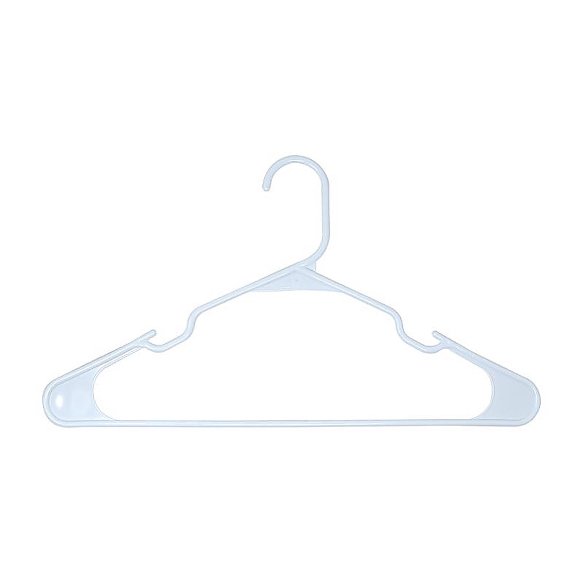 ClosetSelect - C87161-NHW - Plastic White Hanger 10 Pack
