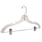 ClosetSelect - C72210-S12 - Plastic Clear Suit Hanger with Clips 1 Pack