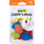Wrap-It - 416-CL-V-MC - Assorted Polyethylene Cable Labels