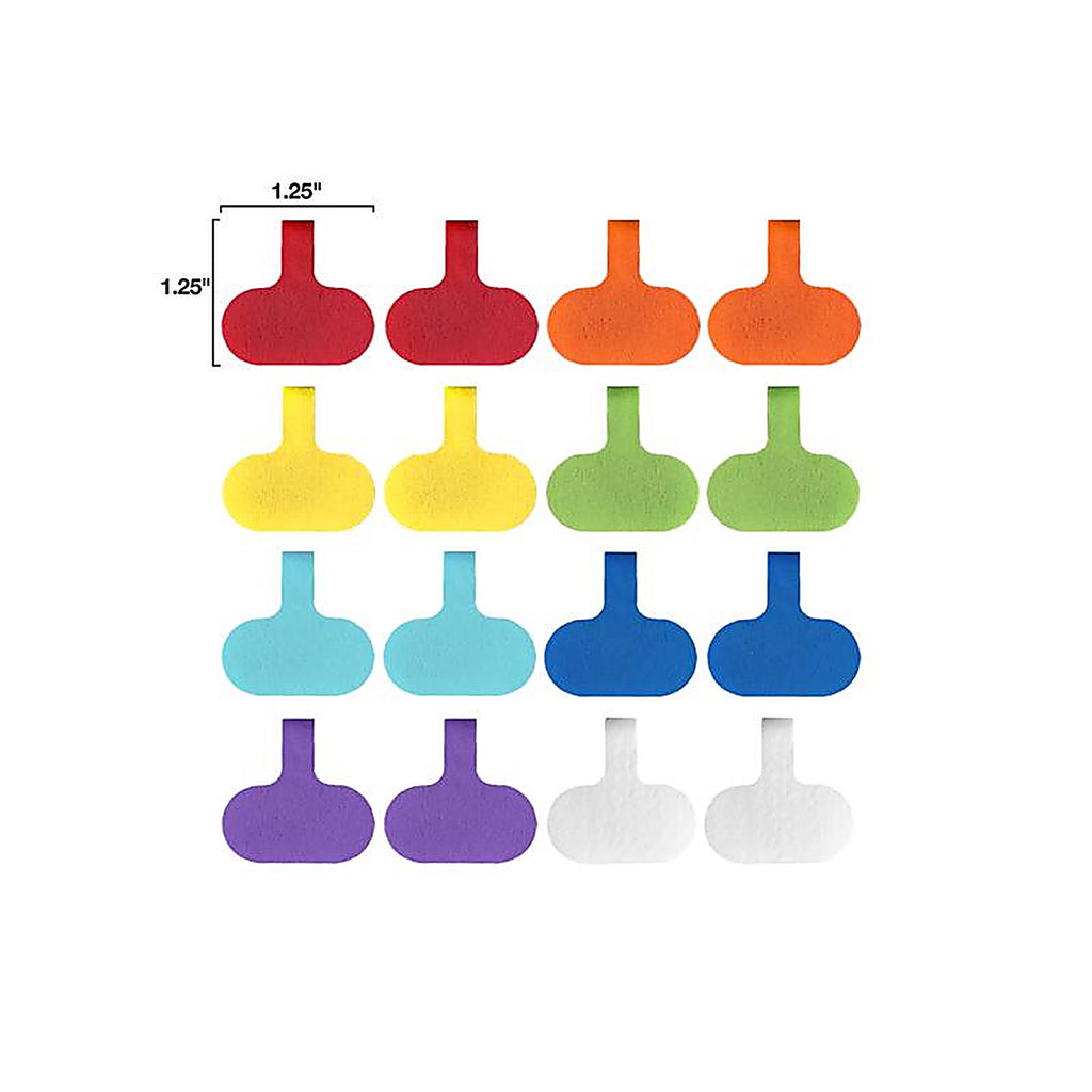 Wrap-It - 416-CL-V-MC - Assorted Polyethylene Cable Labels