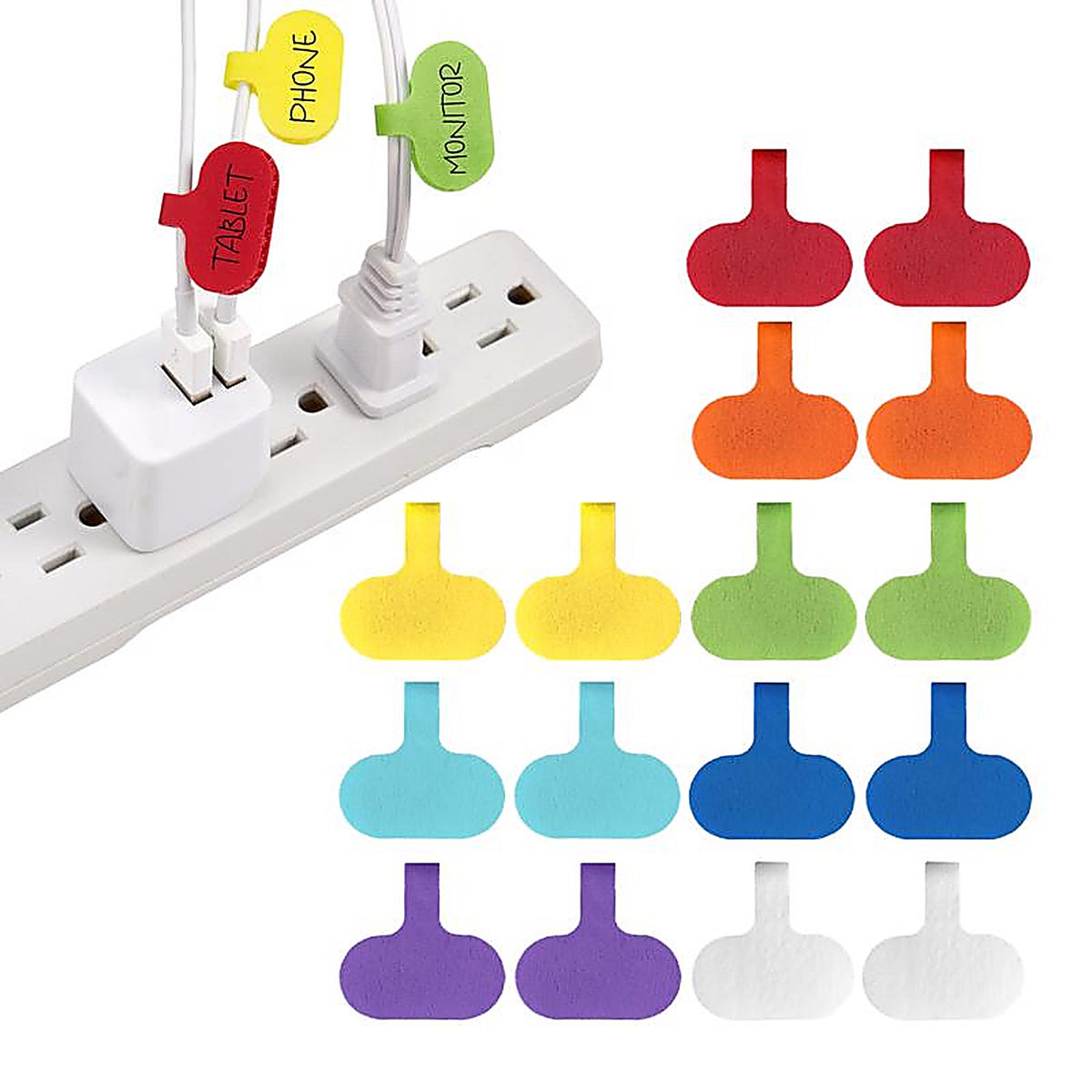 Wrap-It - 416-CL-V-MC - Assorted Polyethylene Cable Labels