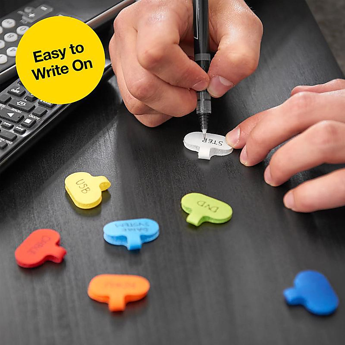 Wrap-It - 416-CL-V-MC - Assorted Polyethylene Cable Labels