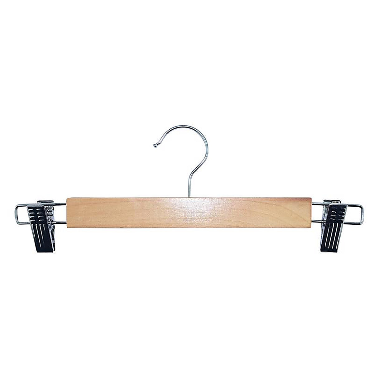 ClosetSelect - C68211-WD - Wood Brown Skirt/Slack Hanger 5 Pack