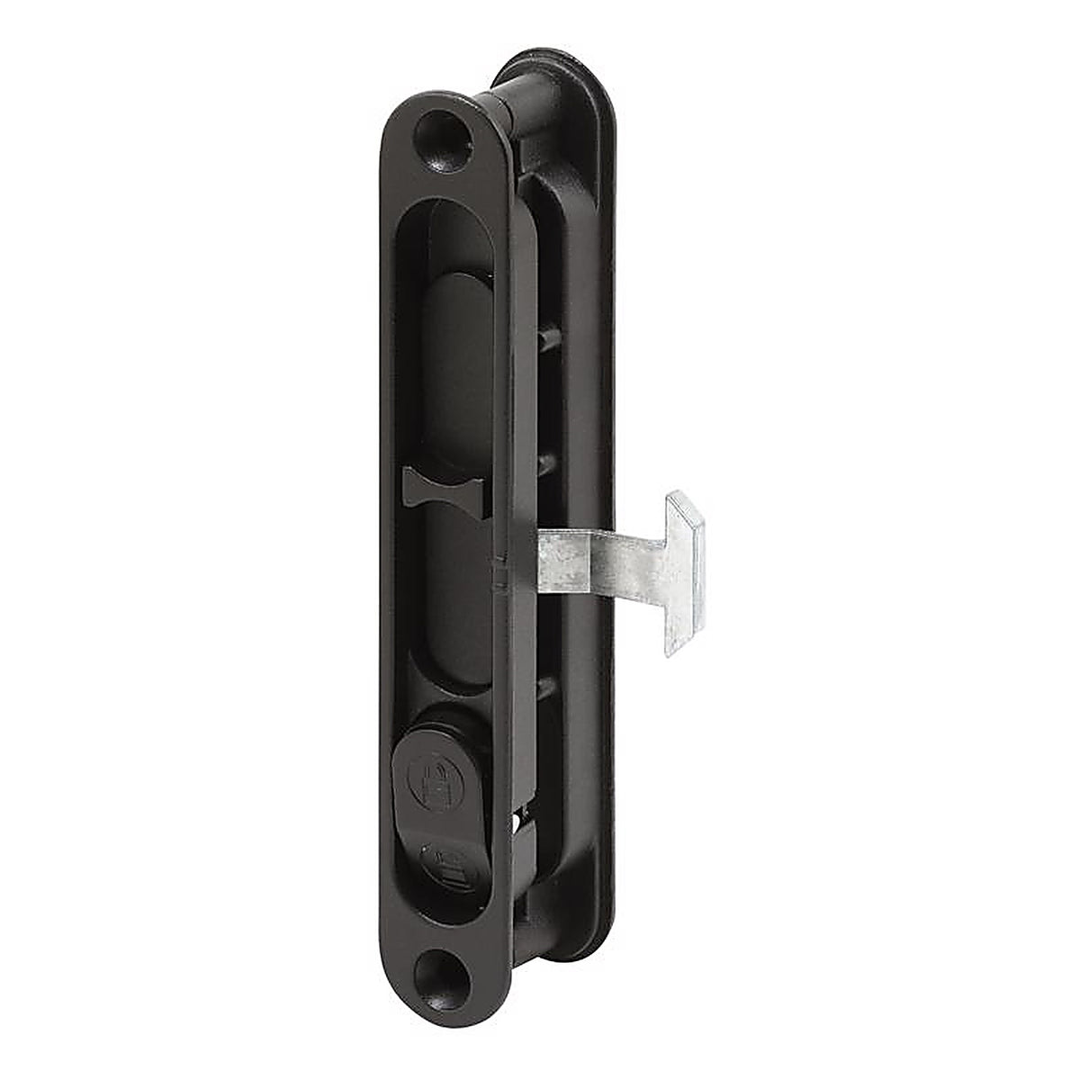 Prime-Line - A 202 - 5.6875 In. L Black Metal Sliding Door Edge Pull