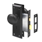 Prime-Line - E 2798 - Black Metal Deadbolt Thick Door Kit 1 Piece