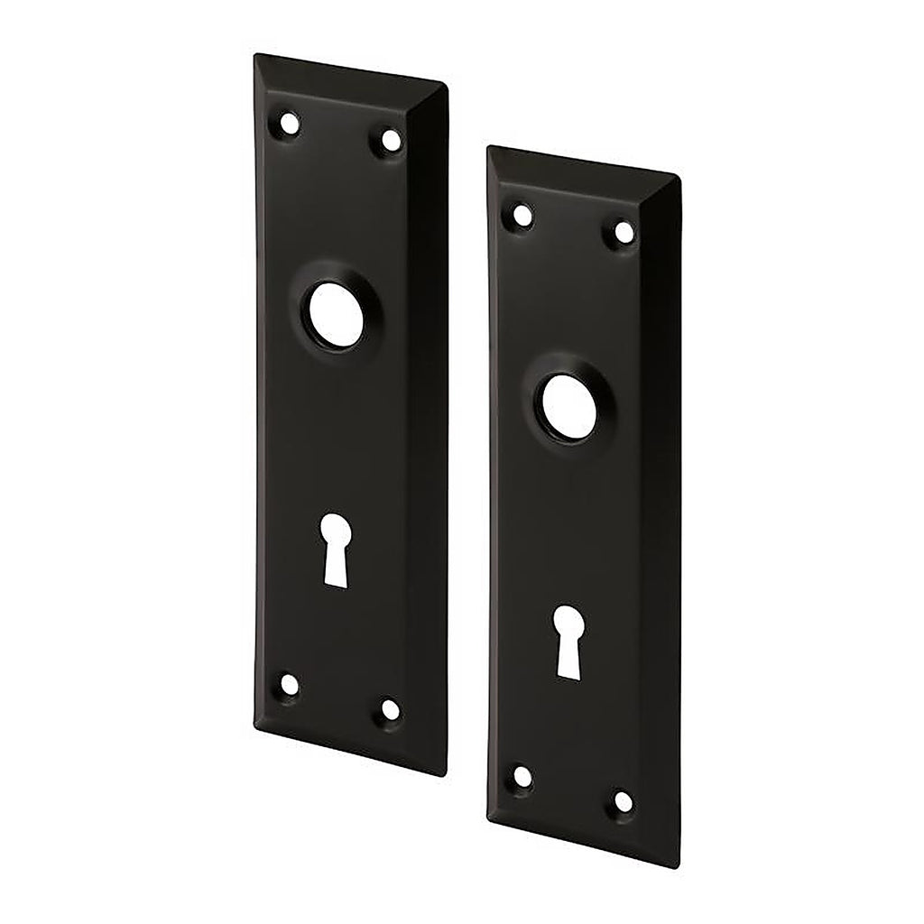 Prime-Line - E 2798 - Black Metal Deadbolt Thick Door Kit 1 Piece