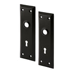Prime-Line - E 2798 - Black Metal Deadbolt Thick Door Kit 1 Piece