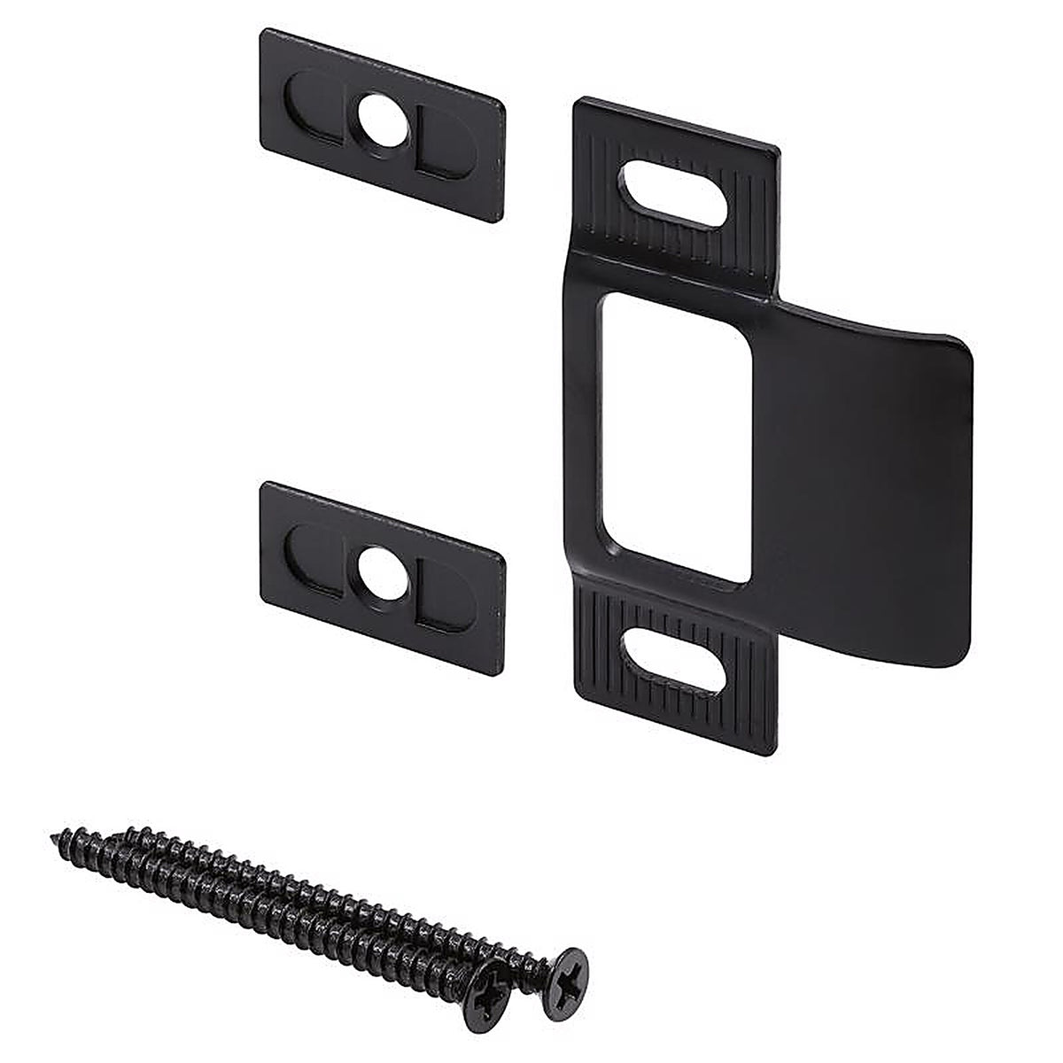 Prime-Line - U 94868 - Black Metal Door Strike 1 Piece