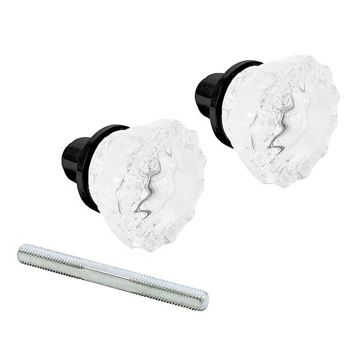 Prime-Line - E 28318 - Matte Black Passage Door Knob Right or Left Handed