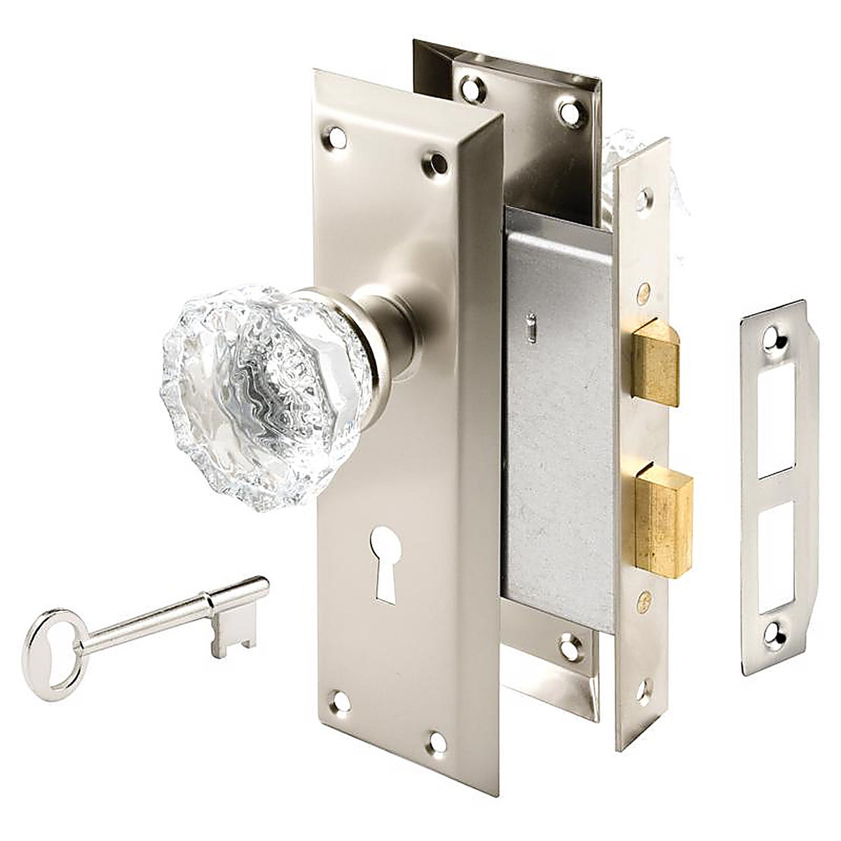 Prime-Line - E 28335 - Deadbolt and Passage Door Knob 1.75 In.