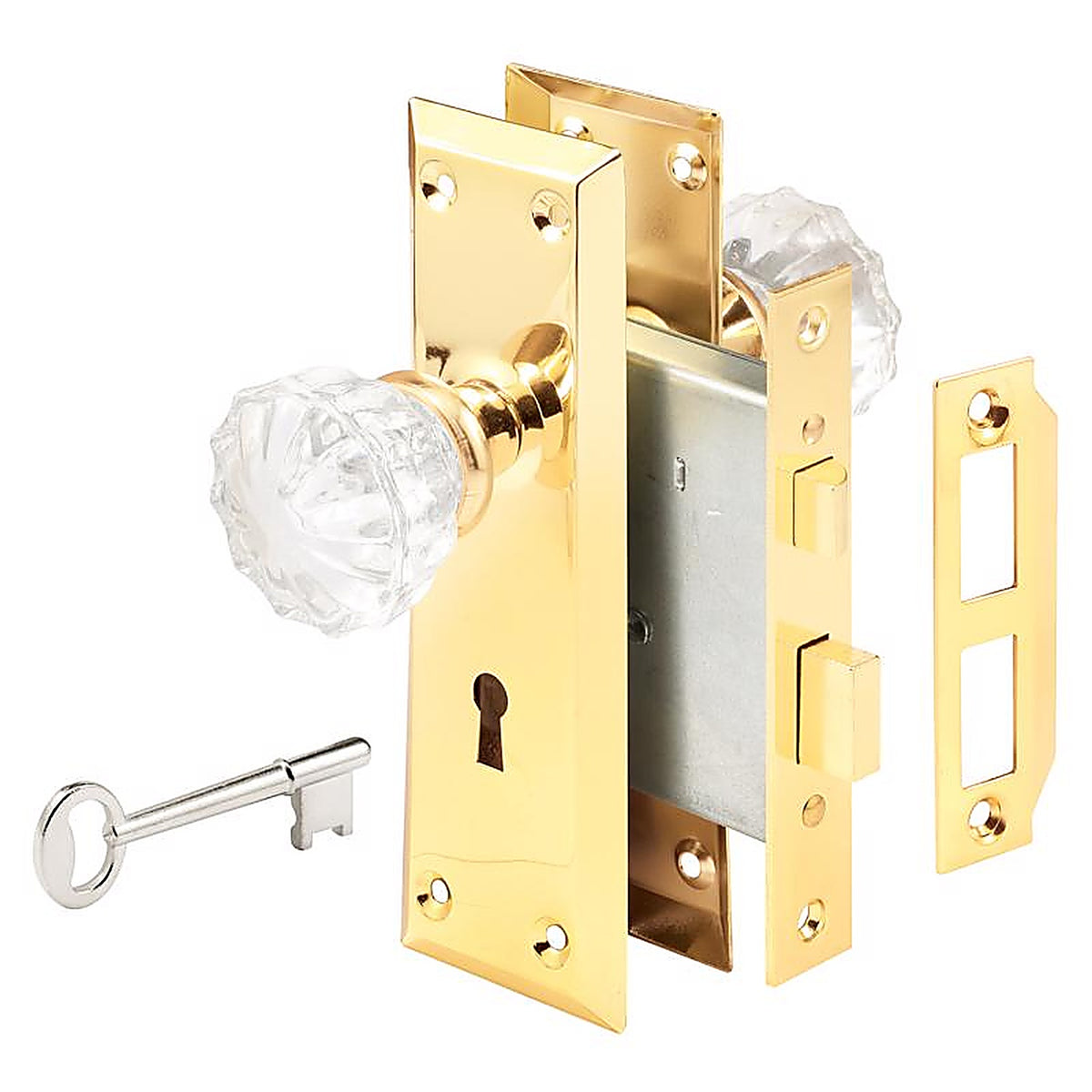 Prime-Line - E 28336 - Deadbolt and Passage Door Knob 1.75 In.