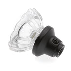 Prime-Line - E 28338 - Matte Black Deadbolt and Passage Door Knob 1.75 In.