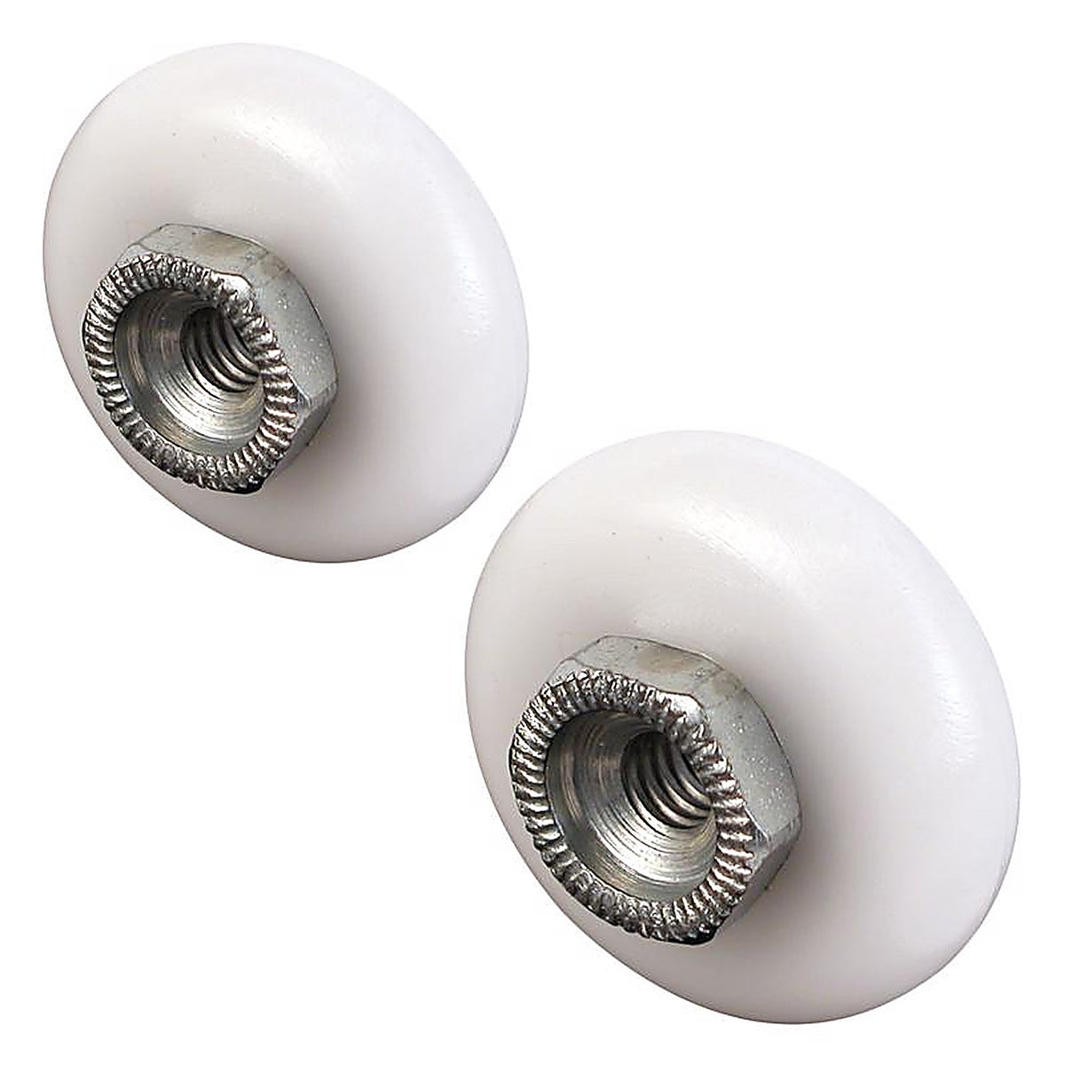 Prime-Line - M 6201 - 7/8 In. D X 1 In. L White Nylon/Steel Shower Door Roller 4 Pack