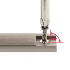 Prime-Line - U 10306 - Satin Nickel Solid Brass Surface Bolt