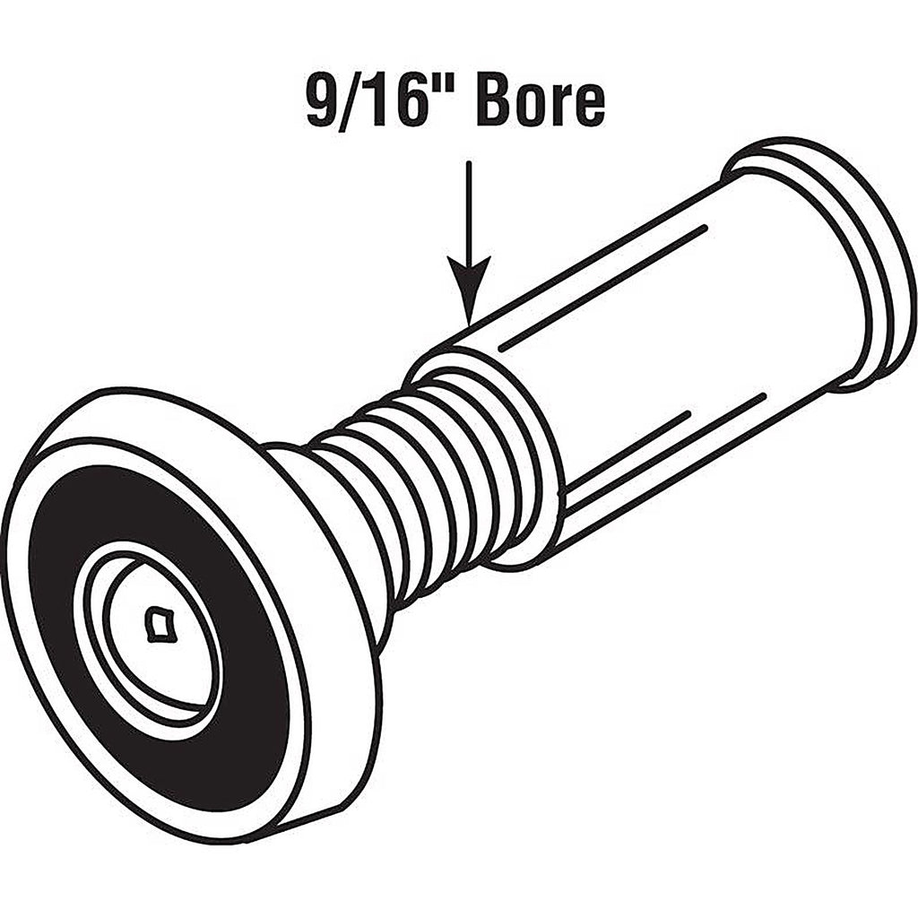 Prime-Line - U 9891 - 0.5 In. D 200 Deg Brass Door Viewer