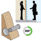 Prime-Line - U 9891 - 0.5 In. D 200 Deg Brass Door Viewer