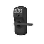 Schlage - FE595VPLY622LAT - Matte Black Metal Electronic Touch Pad Entry Lever