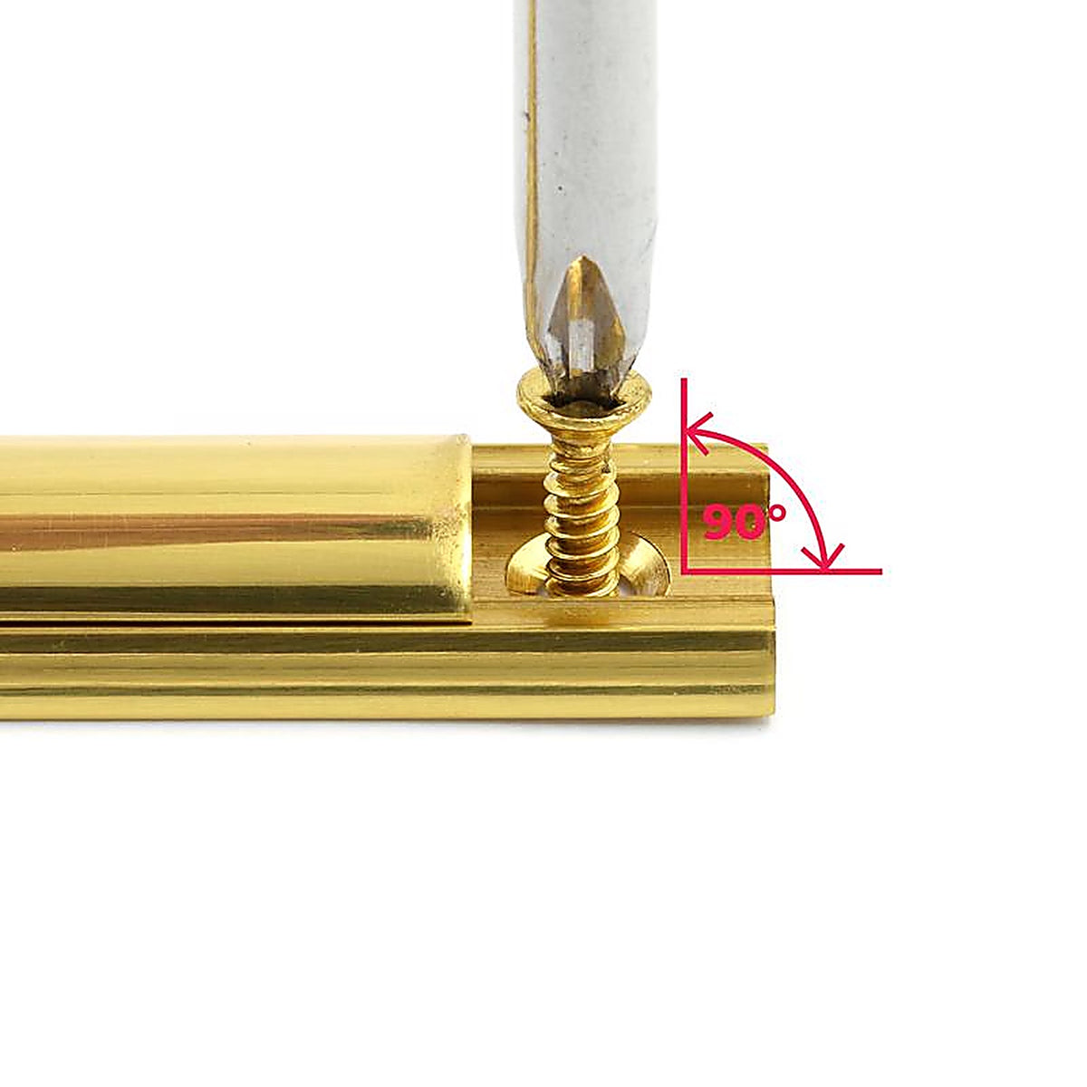 Prime-Line - U 9961 - Solid Brass Surface Bolt