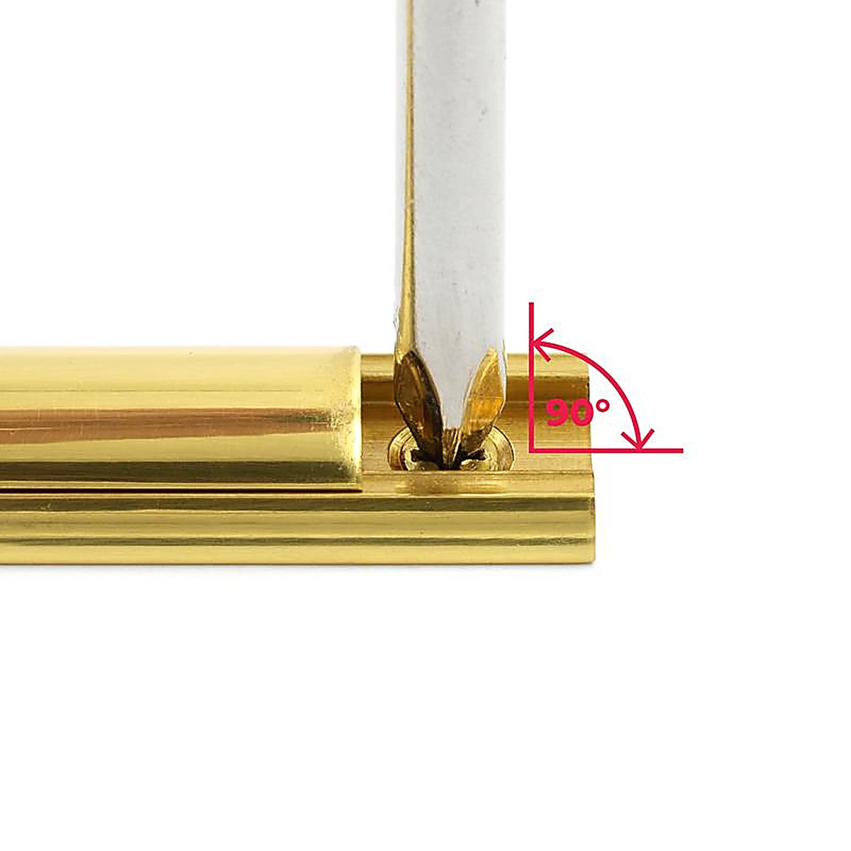 Prime-Line - U 9961 - Solid Brass Surface Bolt
