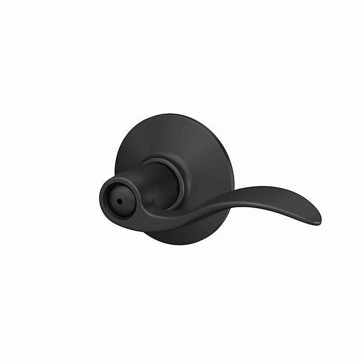 Schlage - F40GACC622 - Accent Matte Black Privacy Lock 1.75 In.