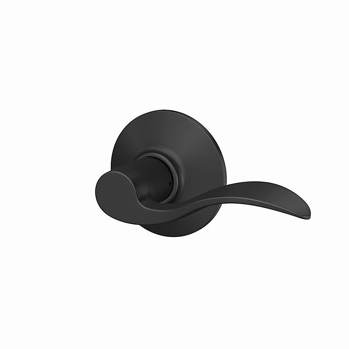 Schlage - F10GACC622 - Accent Matte Black Passage Lever 1.75 In.