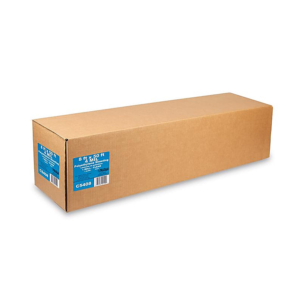 Film-Gard - 625902 - Plastic Sheeting 4 Mil X 8 Ft. W X 50 Ft. L Polyethylene Clear