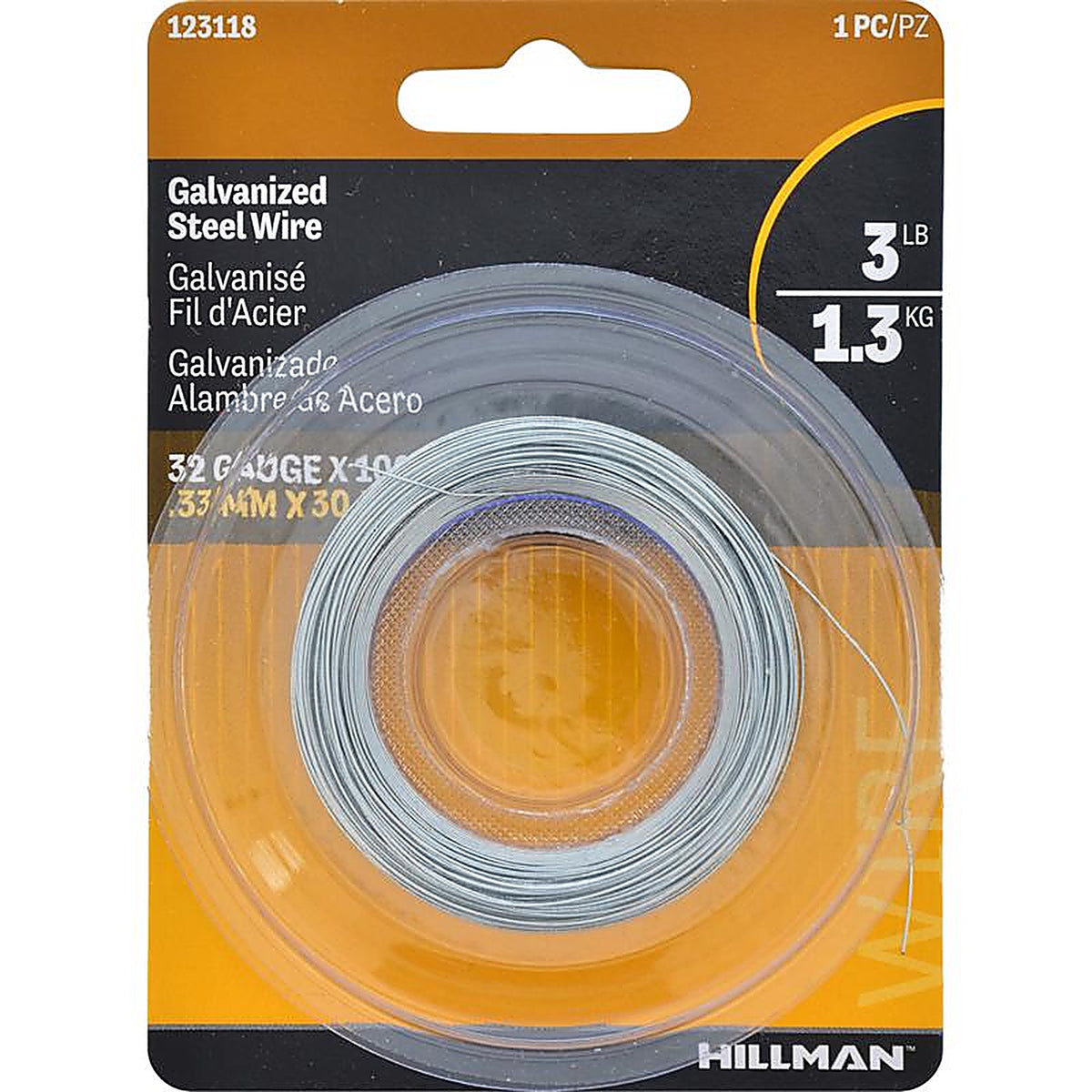 Hillman 123118-N 100 ft. L Galvanized Steel 32 Ga. Wire