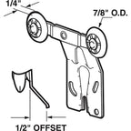 Prime-Line - N 6503 - Mill Silver Steel Closet Door Hanger 2 pc
