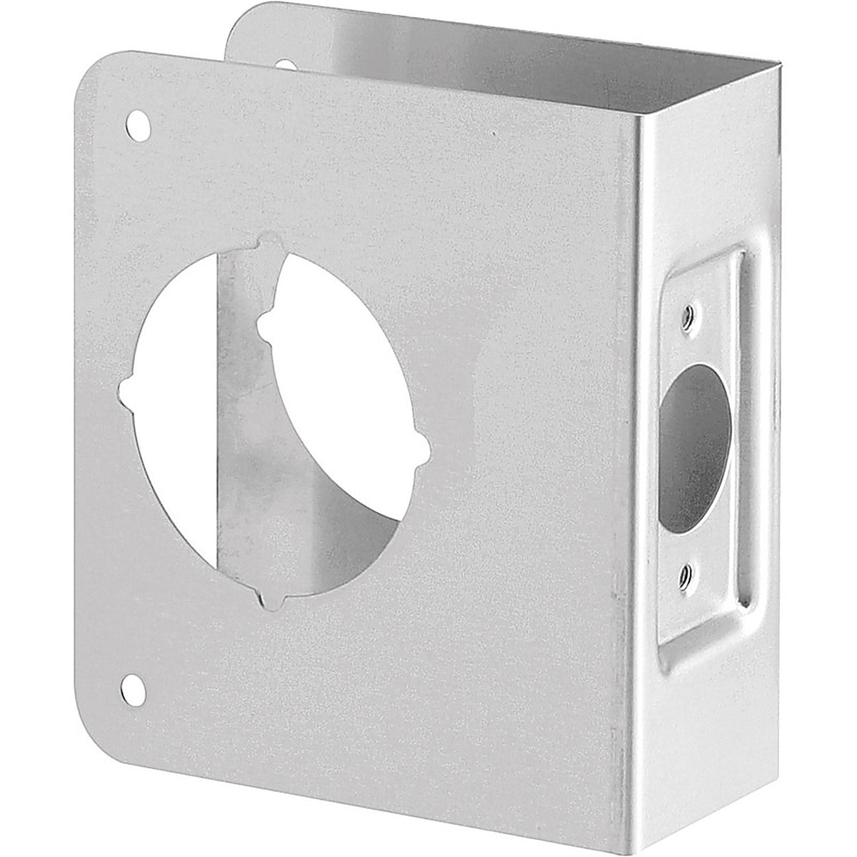 Prime-Line U9553 4.5 in. H x 3.875 in. L Brushed Stainless Steel Stainless Steel Recessed Door Reinforcer