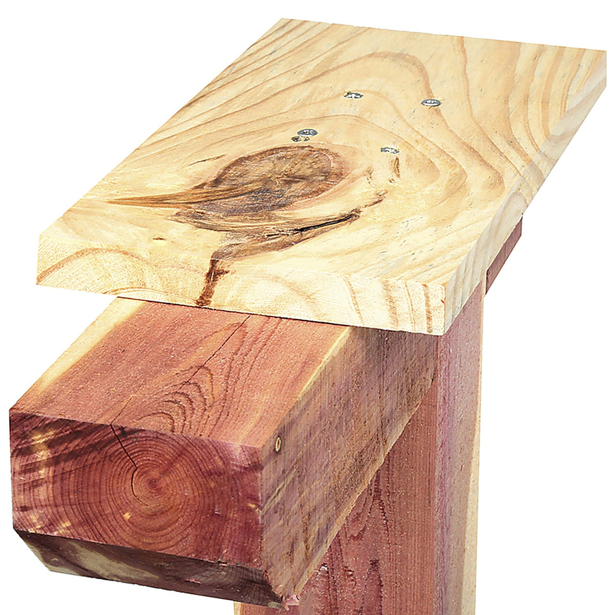 Gibraltar Mailboxes DPK000AM 43.3 in. Natural Red Cedar Mailbox Post