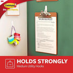 3M 17001ES Command Medium Plastic Hook 3-7/8 in. L 2/Pack