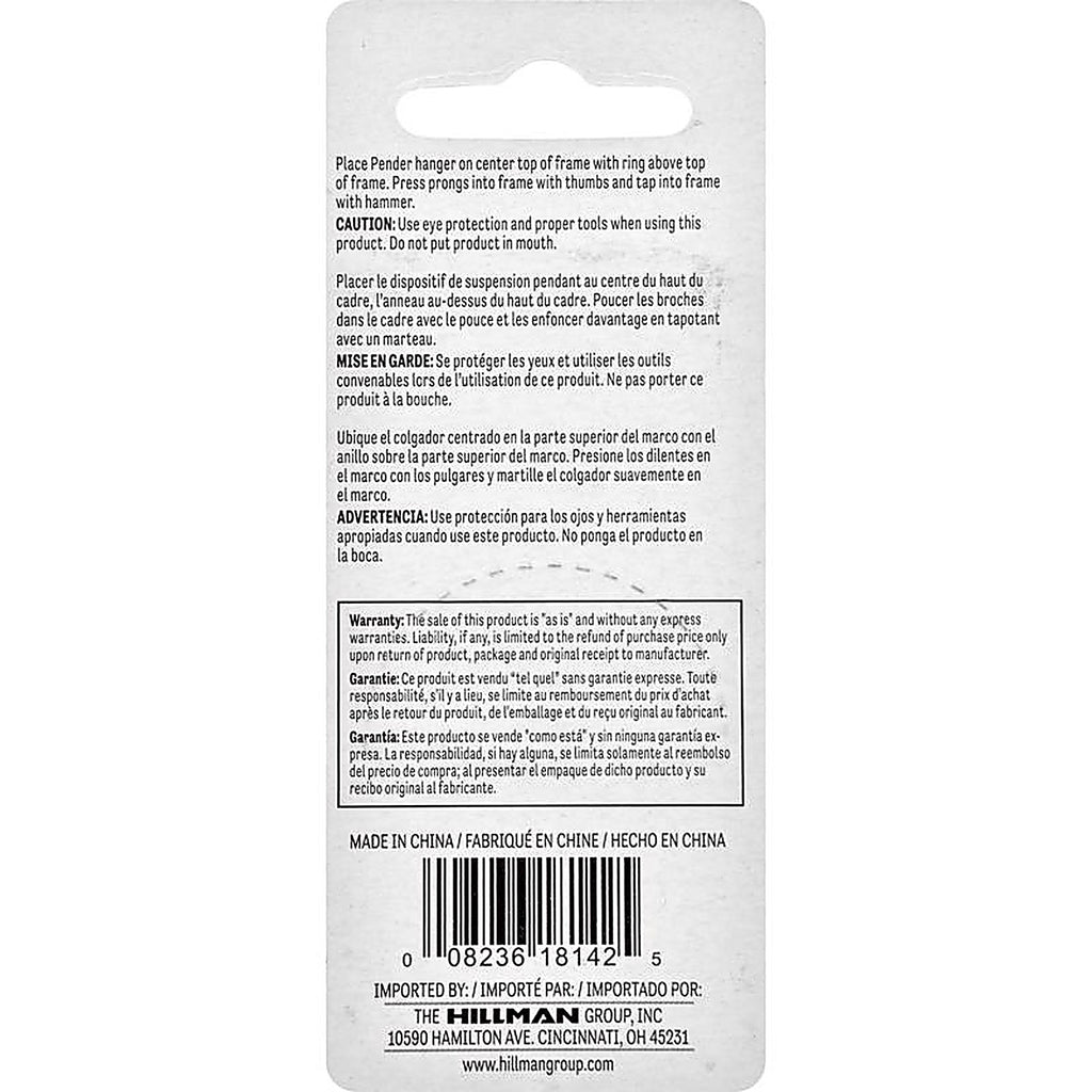 Hillman - 121132 - Zinc Silver Picture Pender 6 Piece