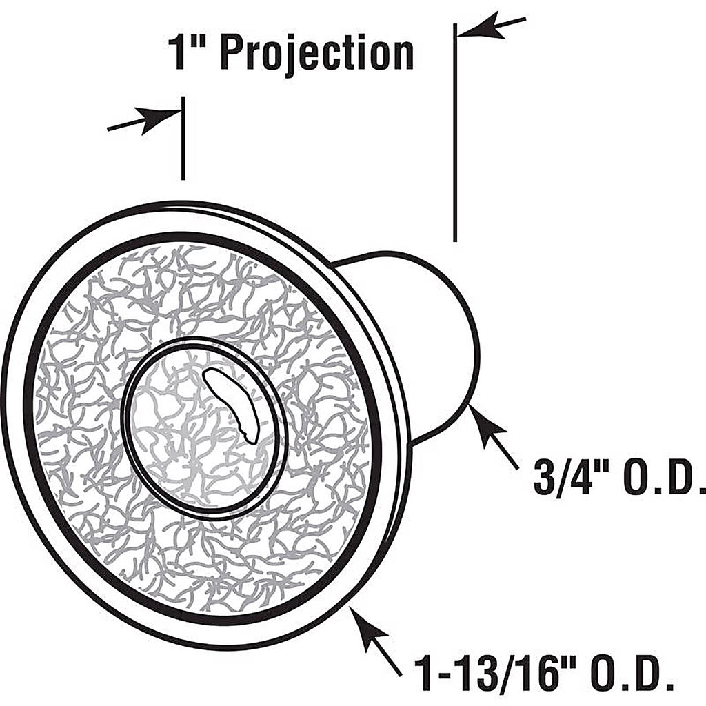 Prime-Line - N 6871 - Raw Knob Right or Left Handed