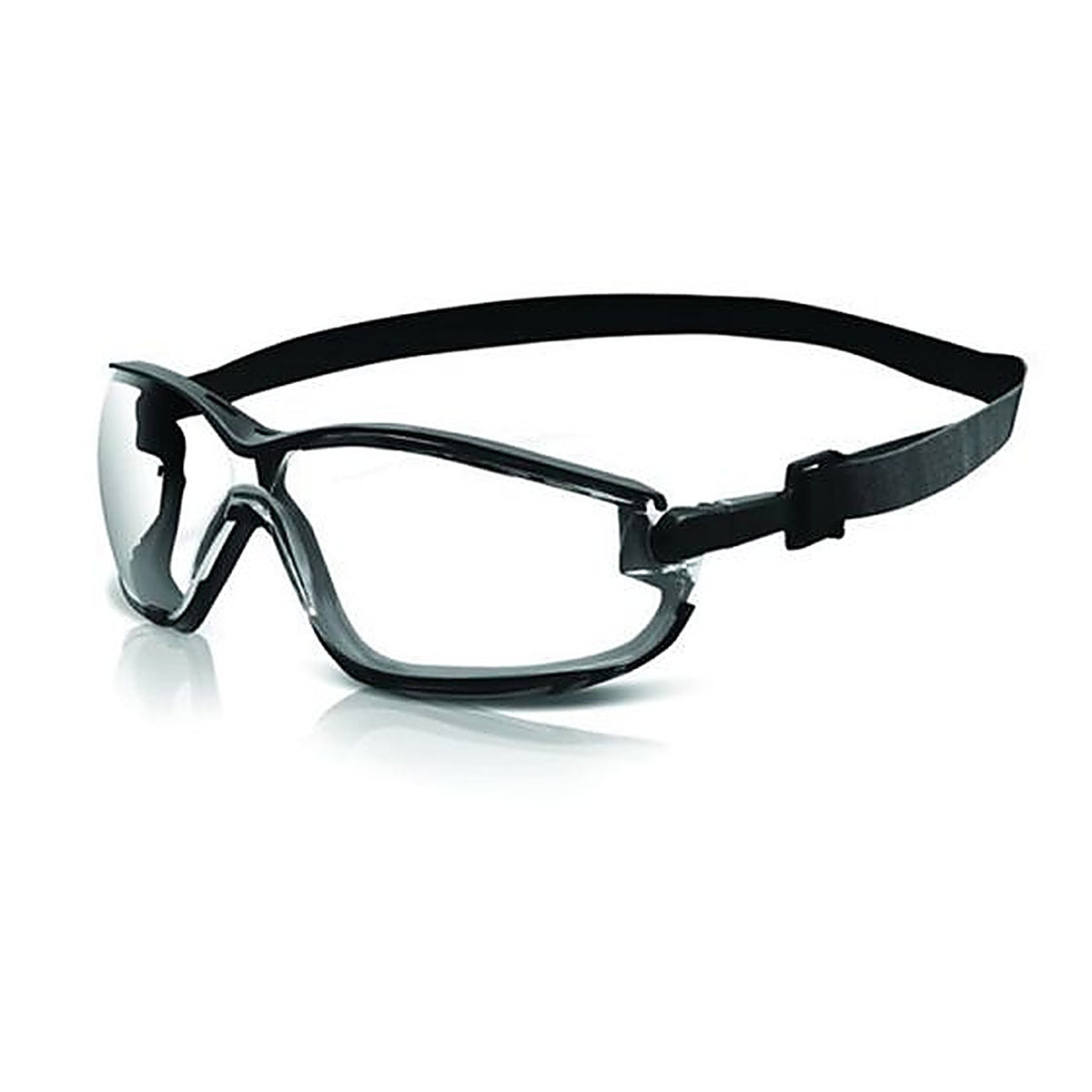 SAS Safety - 5103 - Black Frame Goggles with Clear Lens
